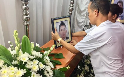 <p>Angelo Claveria, the Ilonggo overseas Filipino worker who was killed in South Korea, will be laid to rest on Friday, June 1.<em> (PNA Photo by Cindy Ferrer)</em></p>